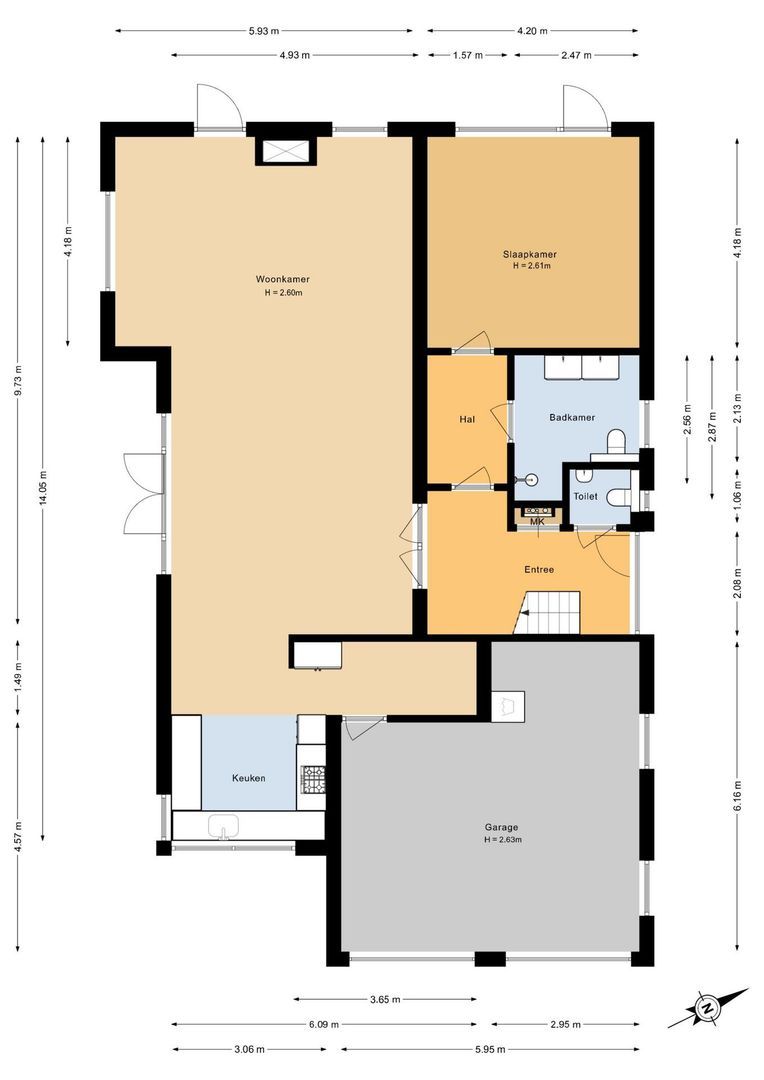 Sole Miopark 2, Noordwijk plattegrond-1
