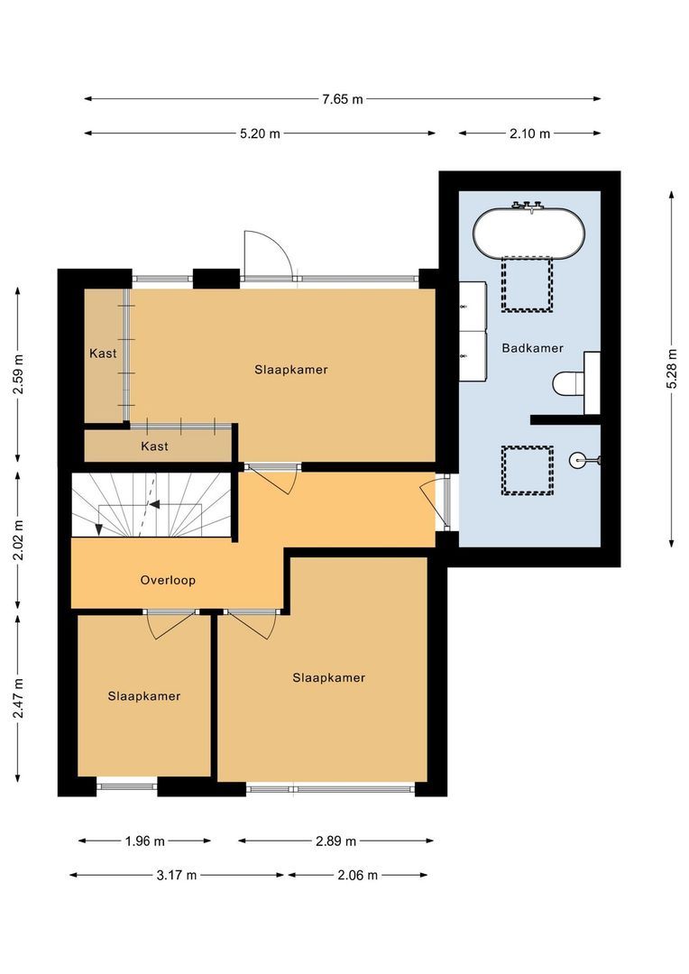 Tulpstraat 31, Noordwijk plattegrond-2