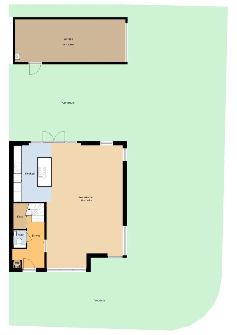 Tulpstraat 31, Noordwijk plattegrond-0