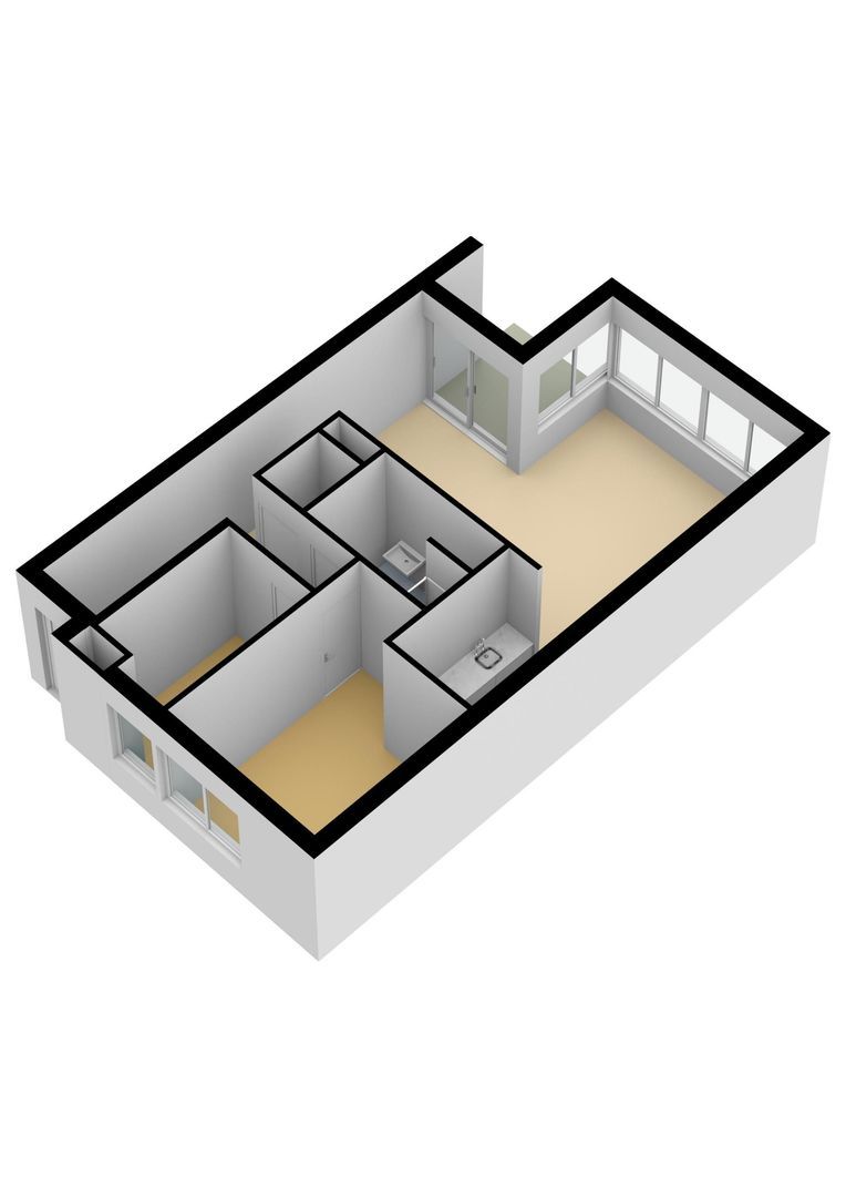 Reinout 36, Noordwijk plattegrond-1