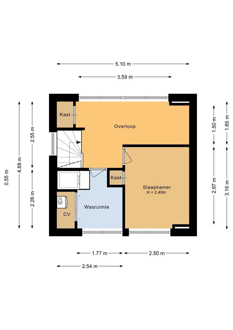 Tamarijnslaantje 39, Noordwijk plattegrond-3
