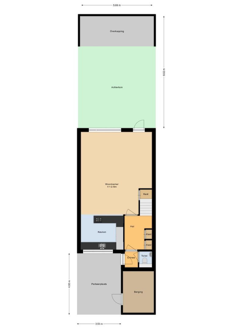 Strandplevier 23, Noordwijk plattegrond-0