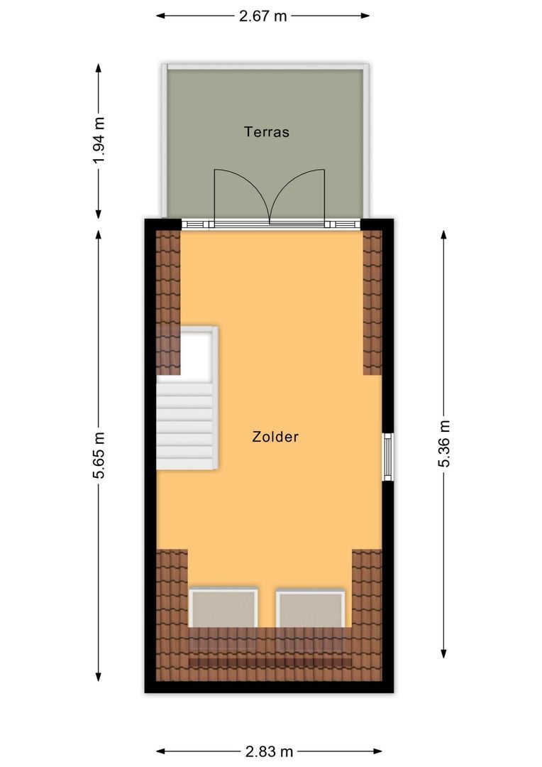 Huis ter Duinstraat 6, Noordwijk plattegrond-5