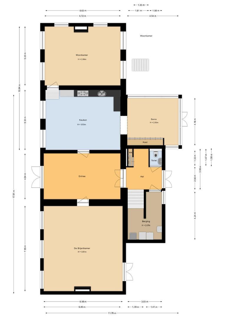 Lindenplein 1, Noordwijk plattegrond-1