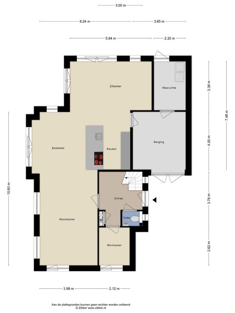 Oude Zeeweg 6, Noordwijk plattegrond-0