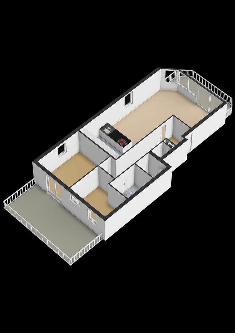 Prins Bernhardstraat 76, Noordwijk plattegrond-3