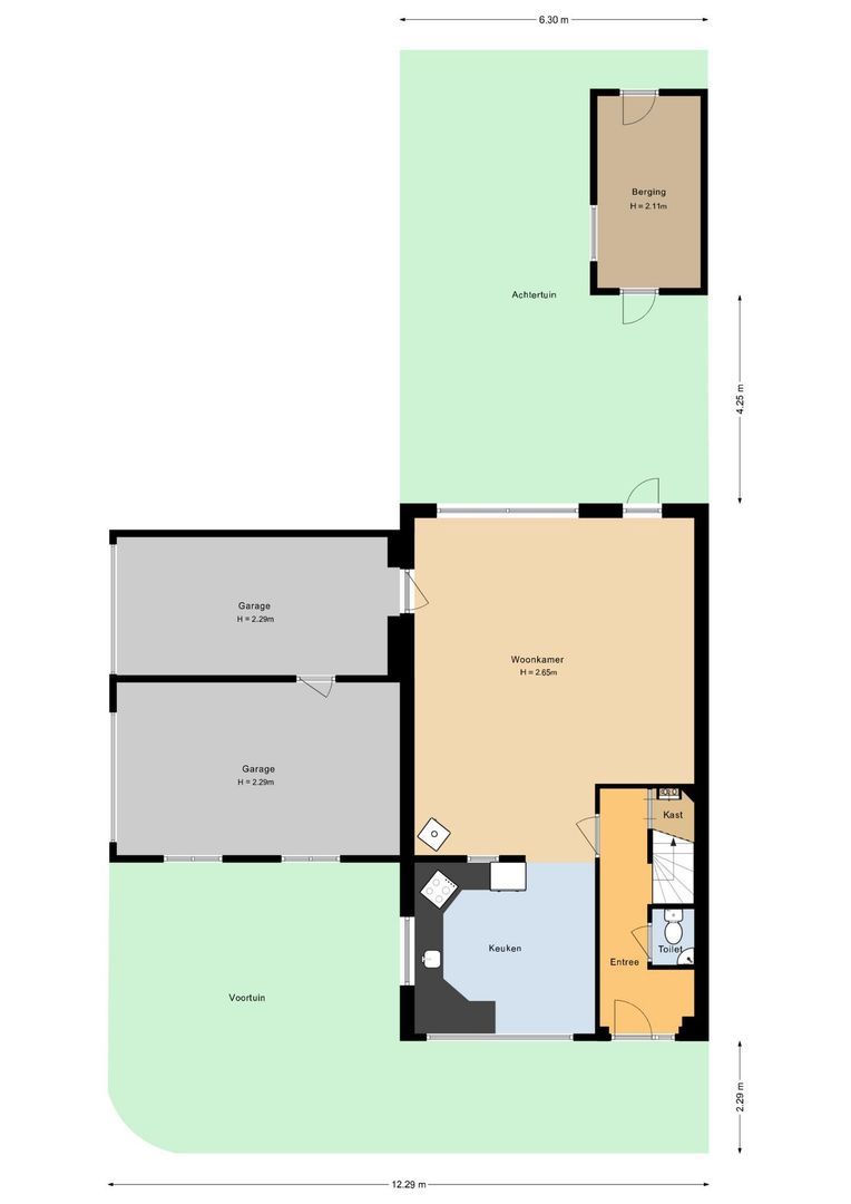 Groeneveld 16, Noordwijk plattegrond-0