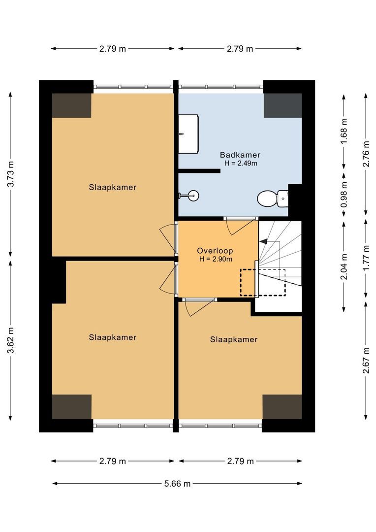 Irisplein 6, Noordwijk plattegrond-2