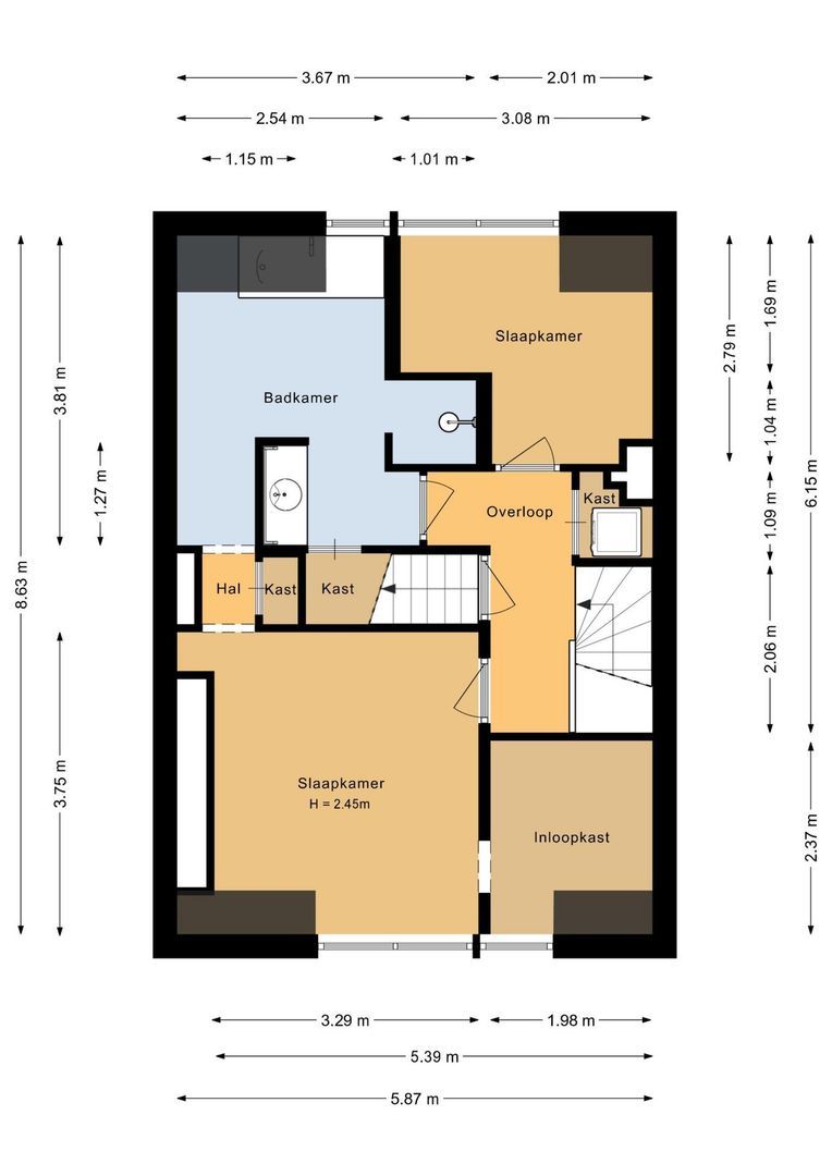 Herenweg 17, Noordwijk plattegrond-2