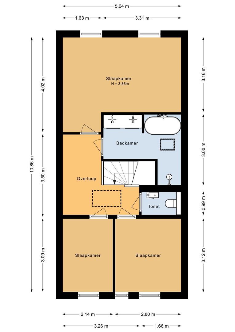 Westerbaan 30, Noordwijk plattegrond-3