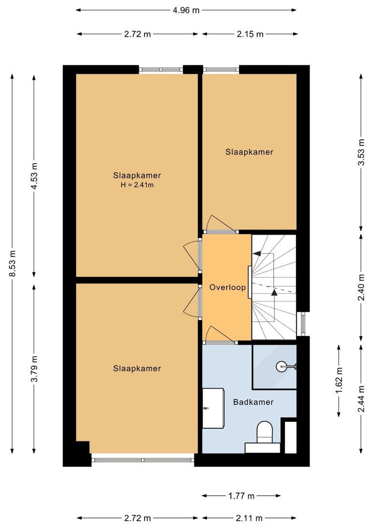 Zonnekant 2, Noordwijk plattegrond-2