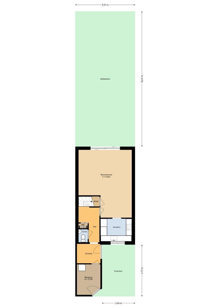 Bries 5, Noordwijk plattegrond-0