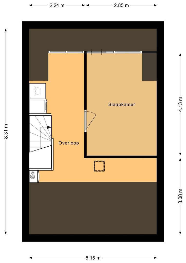 Tolhoren 55, Noordwijk plattegrond-3