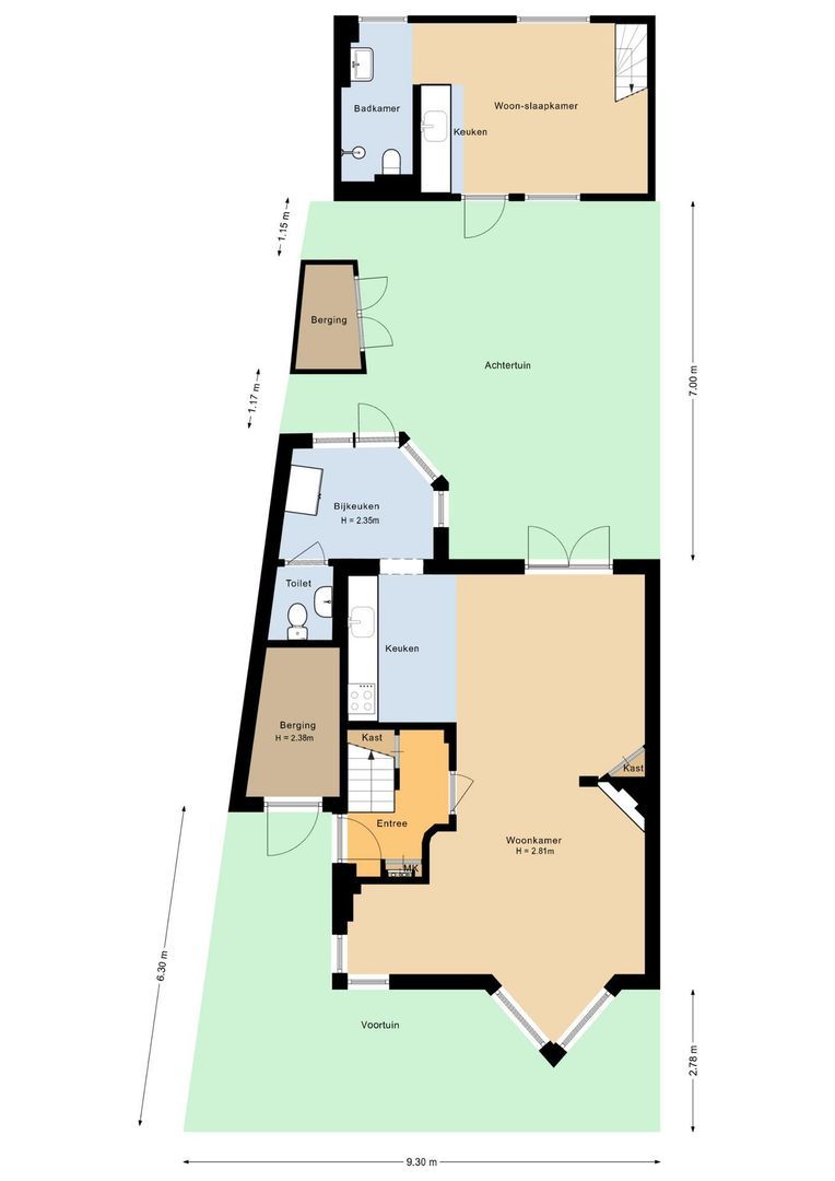 Daniël Noteboomstraat 1, Noordwijk plattegrond-0
