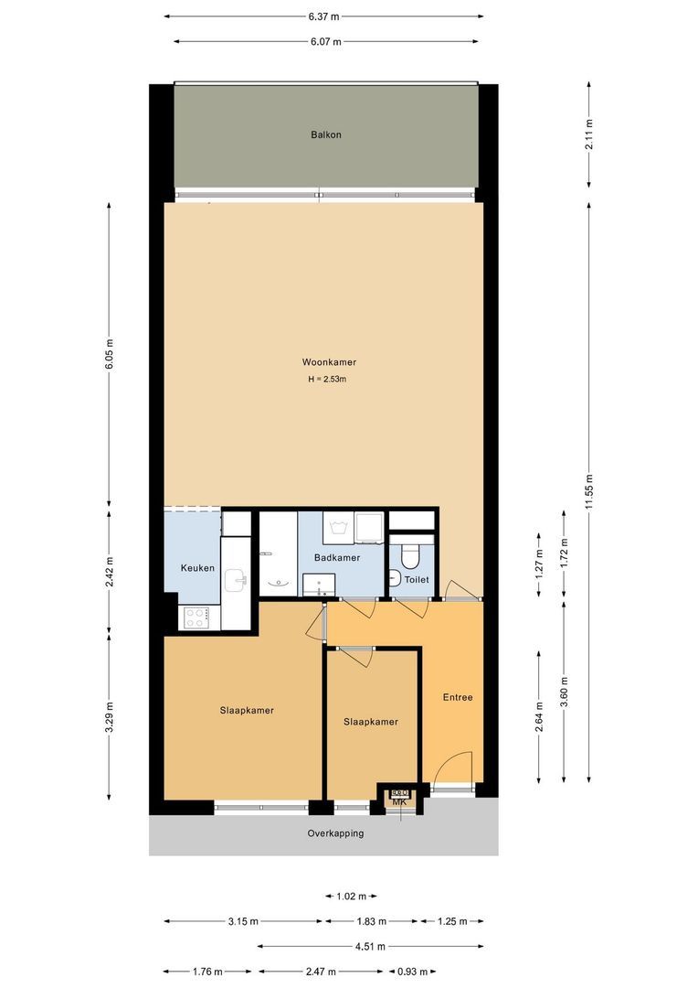 Reinout 8, Noordwijk plattegrond-0