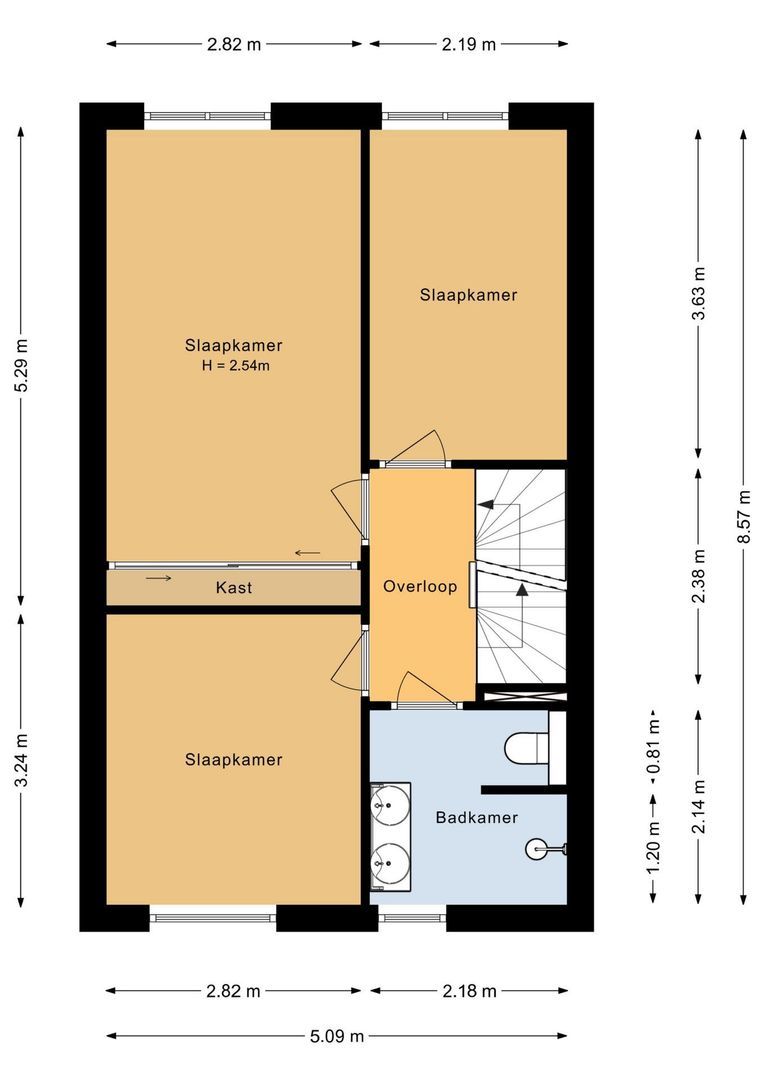 Boechorsthof 30, Noordwijk plattegrond-2
