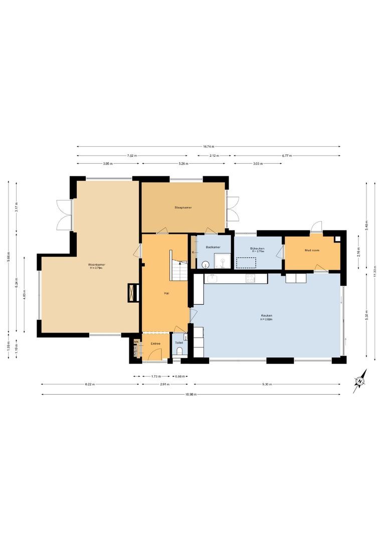 Emmaweg 15, Noordwijk plattegrond-1