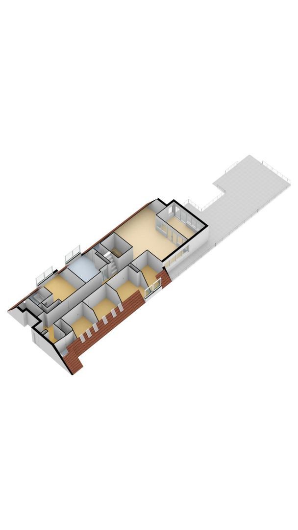 Huis ter Duinstraat 40 H, Noordwijk plattegrond-3