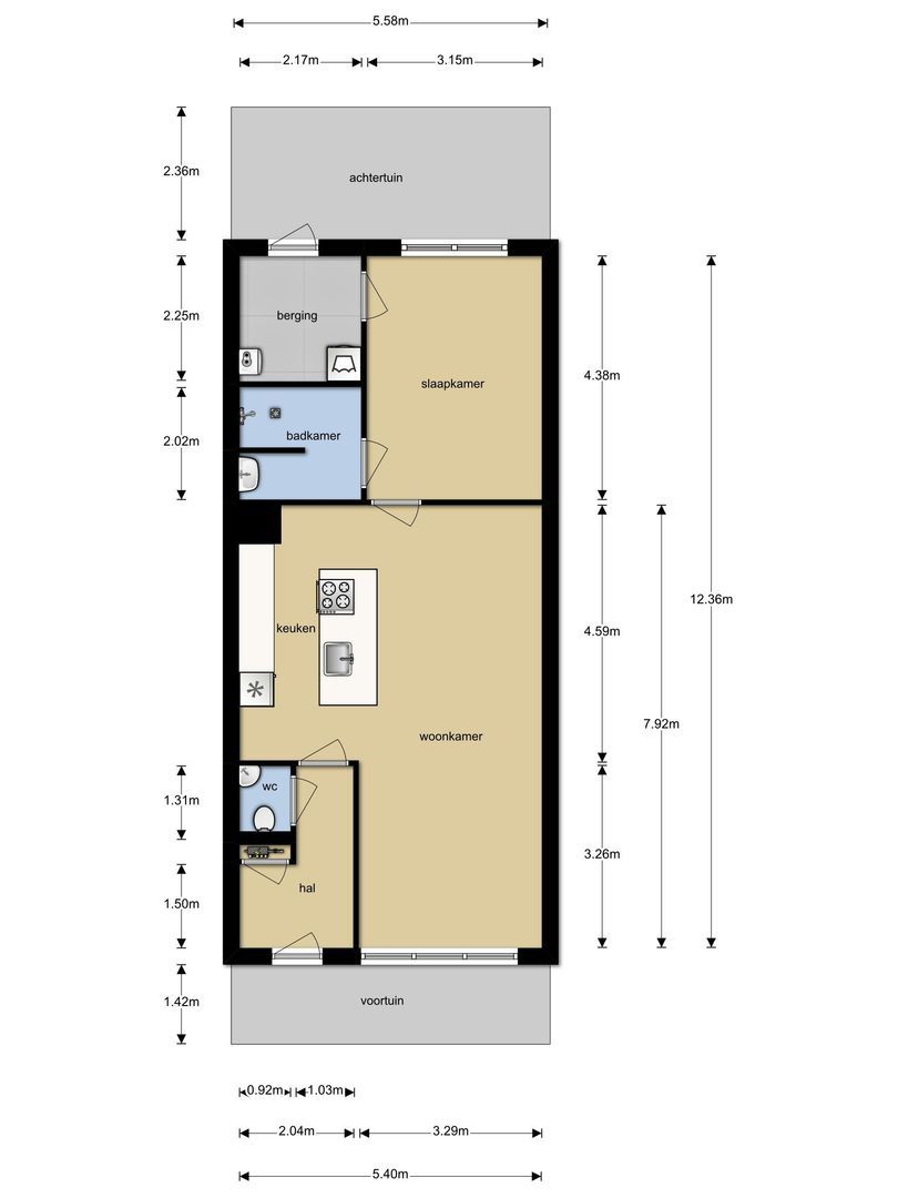 Jan de Ridderstraat 61, Noordwijk plattegrond-0
