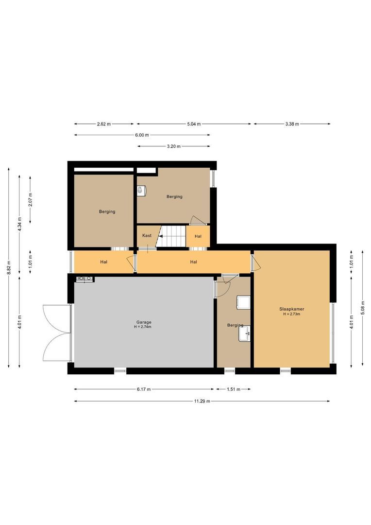 Rembrandtweg 8 A, Noordwijk plattegrond-2