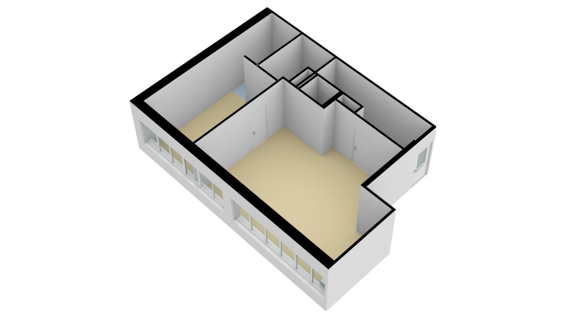 van Panhuysstraat 47 A, Noordwijk plattegrond-1
