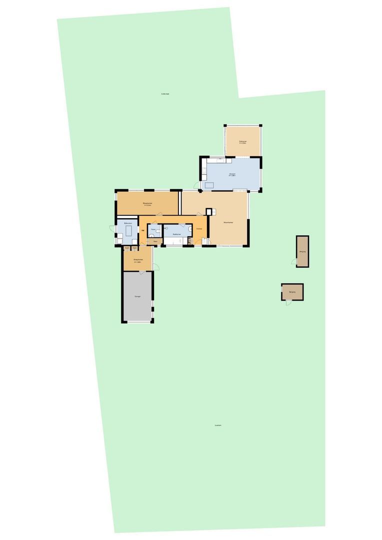 Duinweg 100, Noordwijk plattegrond-0