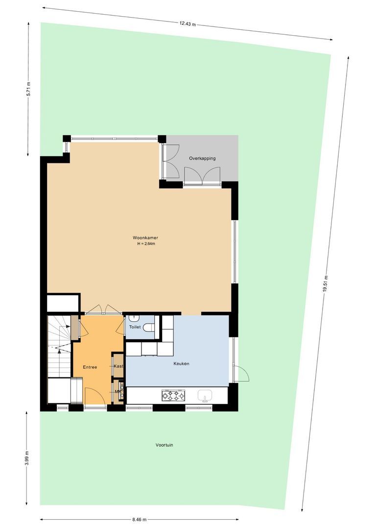 Katenblankweg 3, Noordwijk plattegrond-0