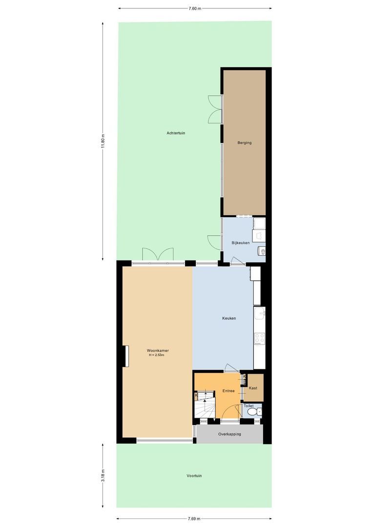 Jacques Urlusstraat 44, Noordwijk plattegrond-0