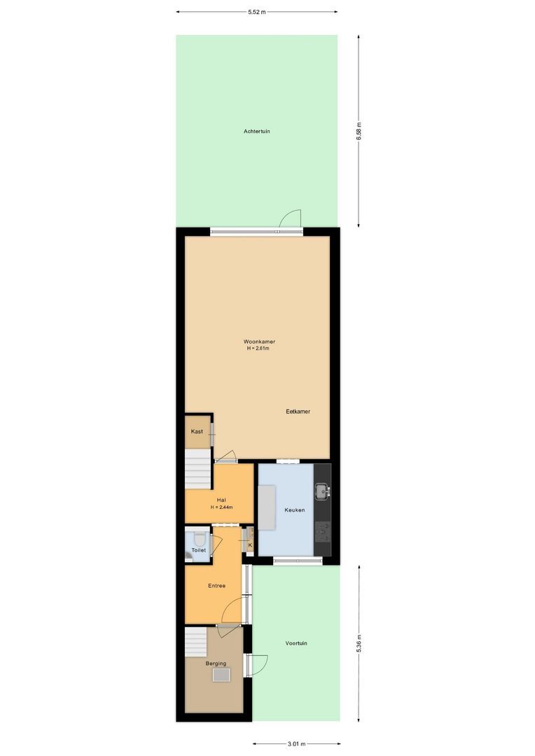 Zonnekant 81, Noordwijk plattegrond-0