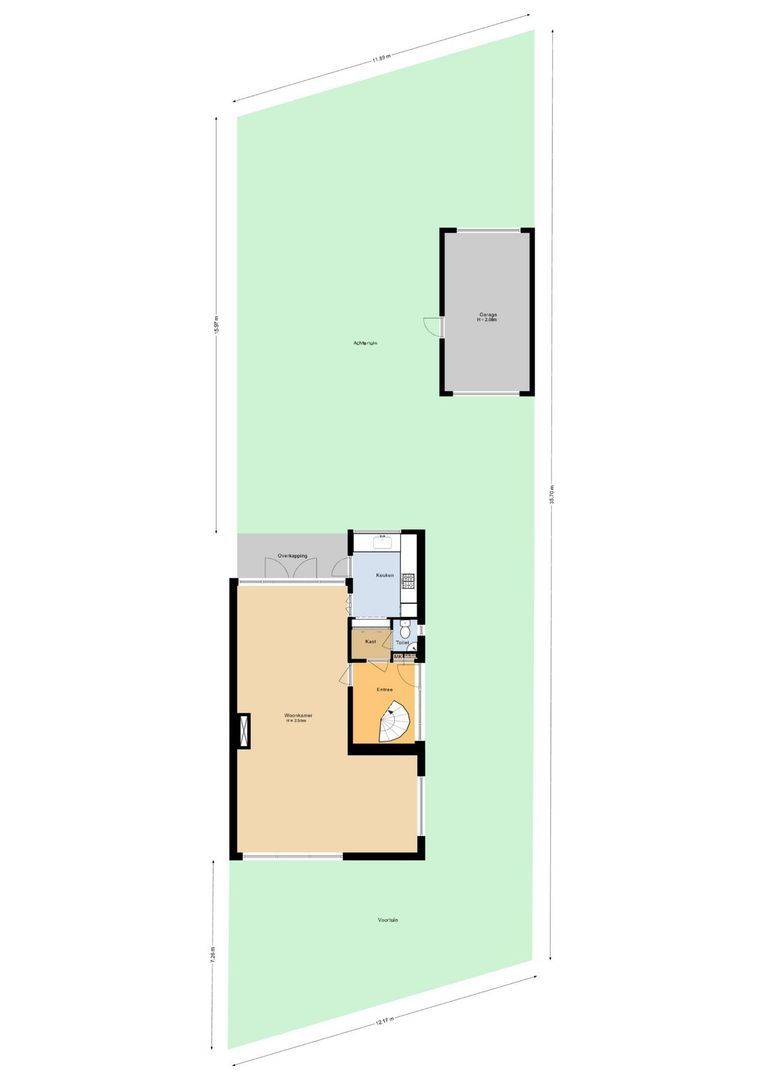 Duinwetering 15, Noordwijk plattegrond-0