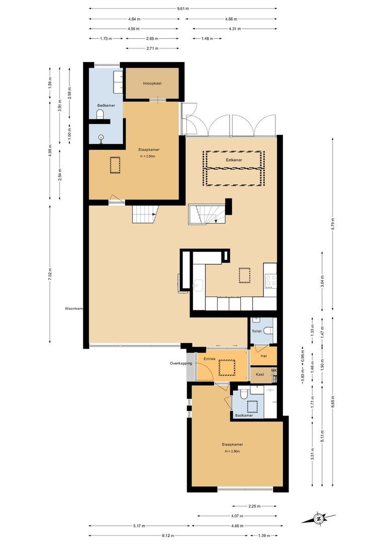 Willem-Alexanderpark 25, Noordwijk plattegrond-1