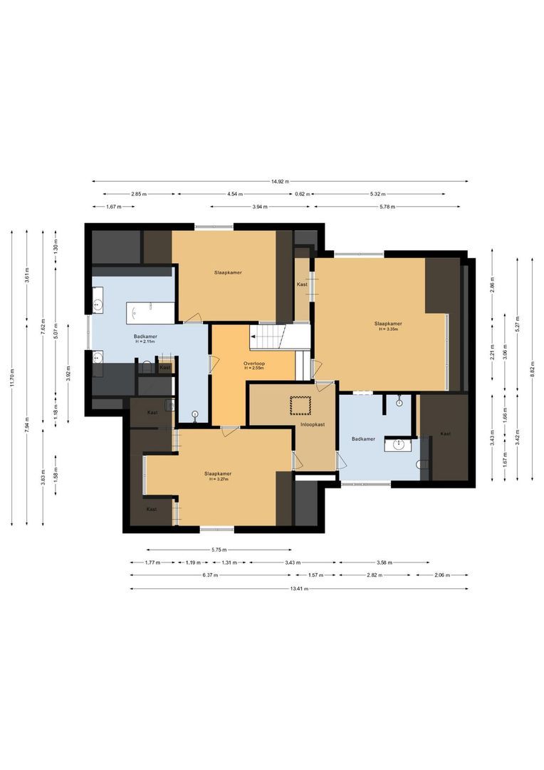 Atjehweg 16, Noordwijk plattegrond-2