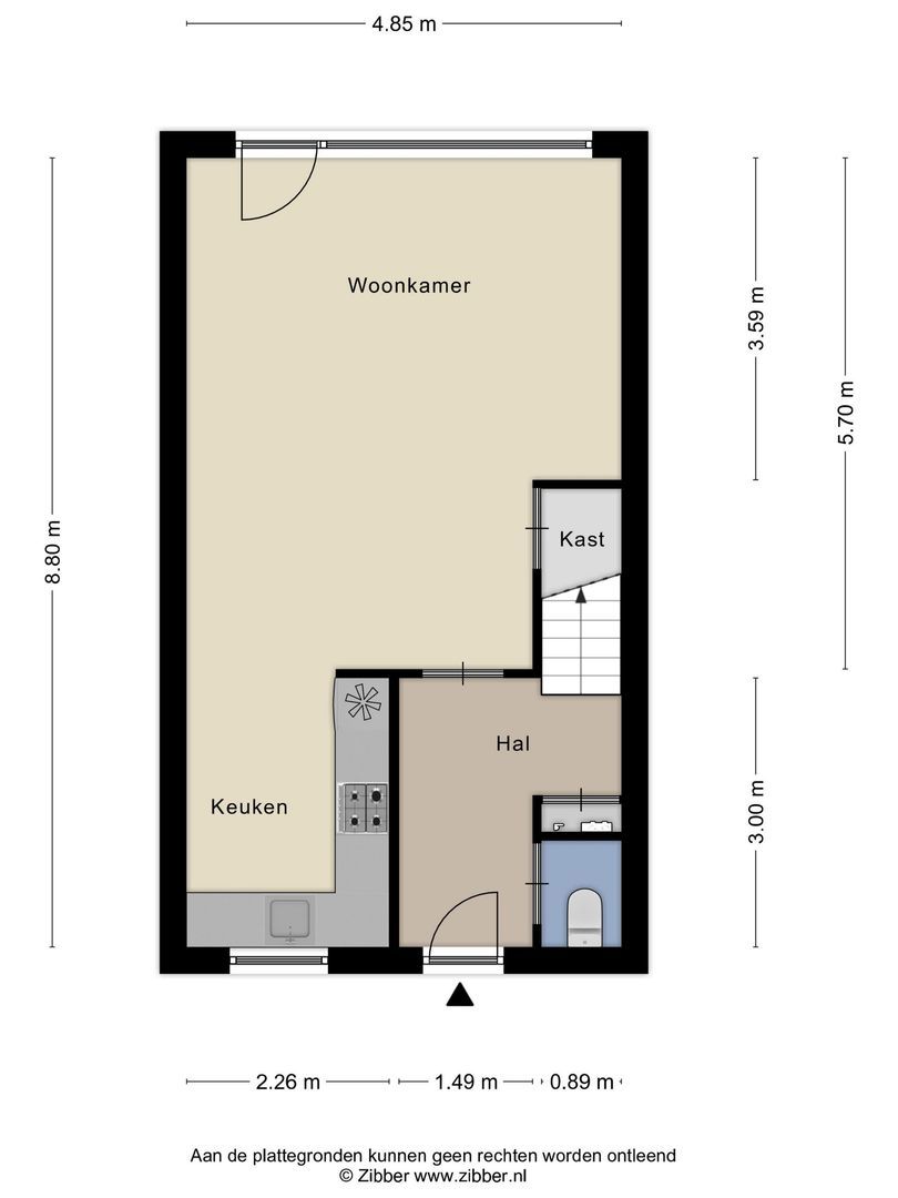Florahof 9, Noordwijk plattegrond-0