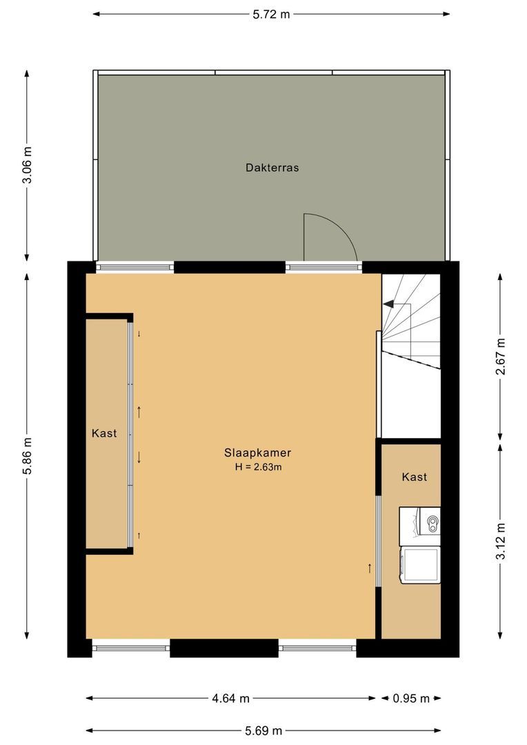 Overbeek 38, Noordwijk plattegrond-3
