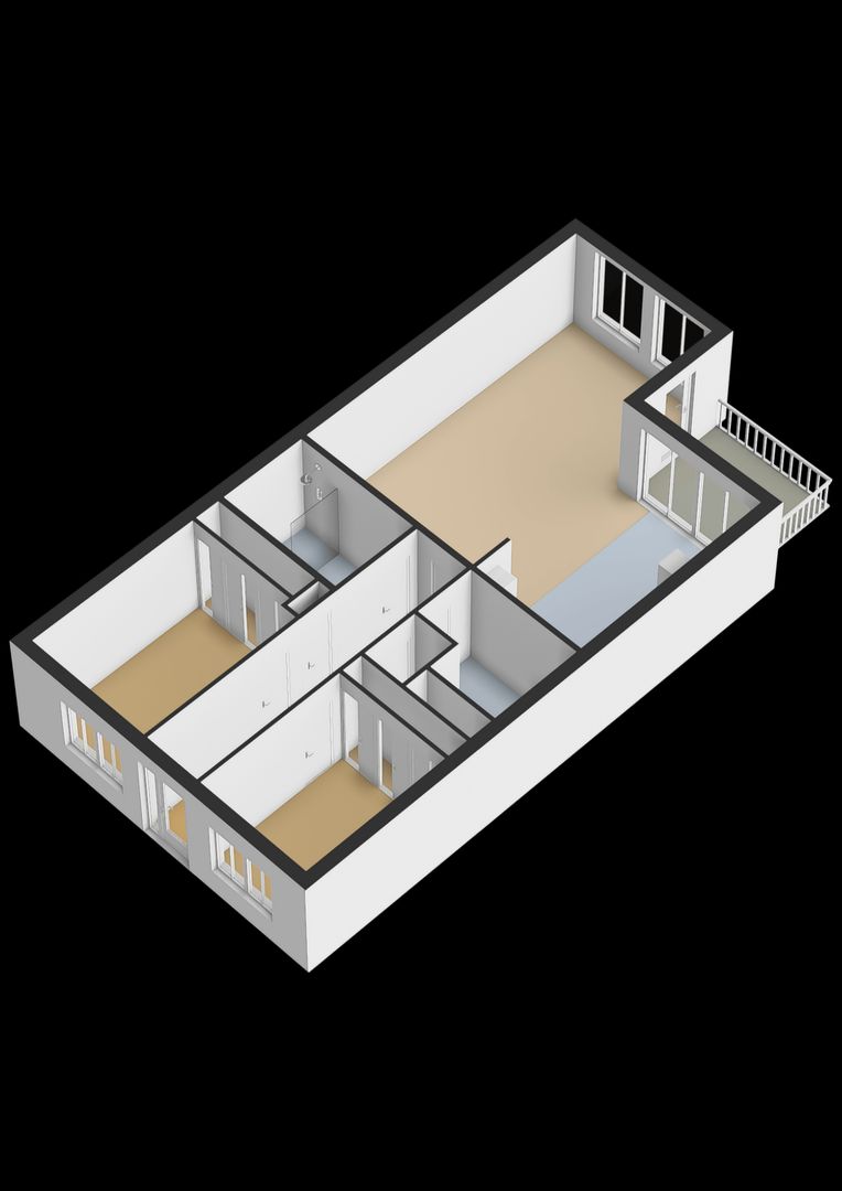 Zeestraat 82, Noordwijk plattegrond-3