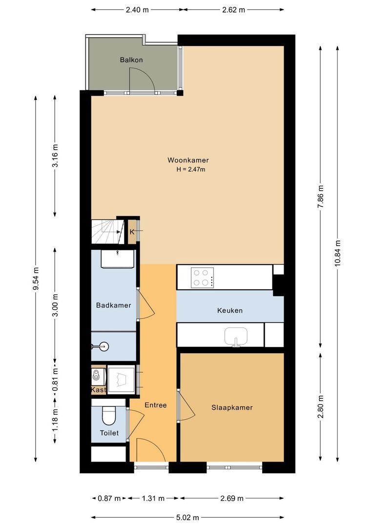 Pickéstraat 65, Noordwijk plattegrond-0