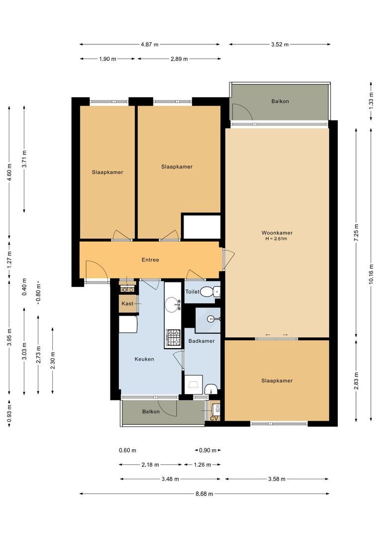 Lavendelhof 14, Noordwijk plattegrond-0