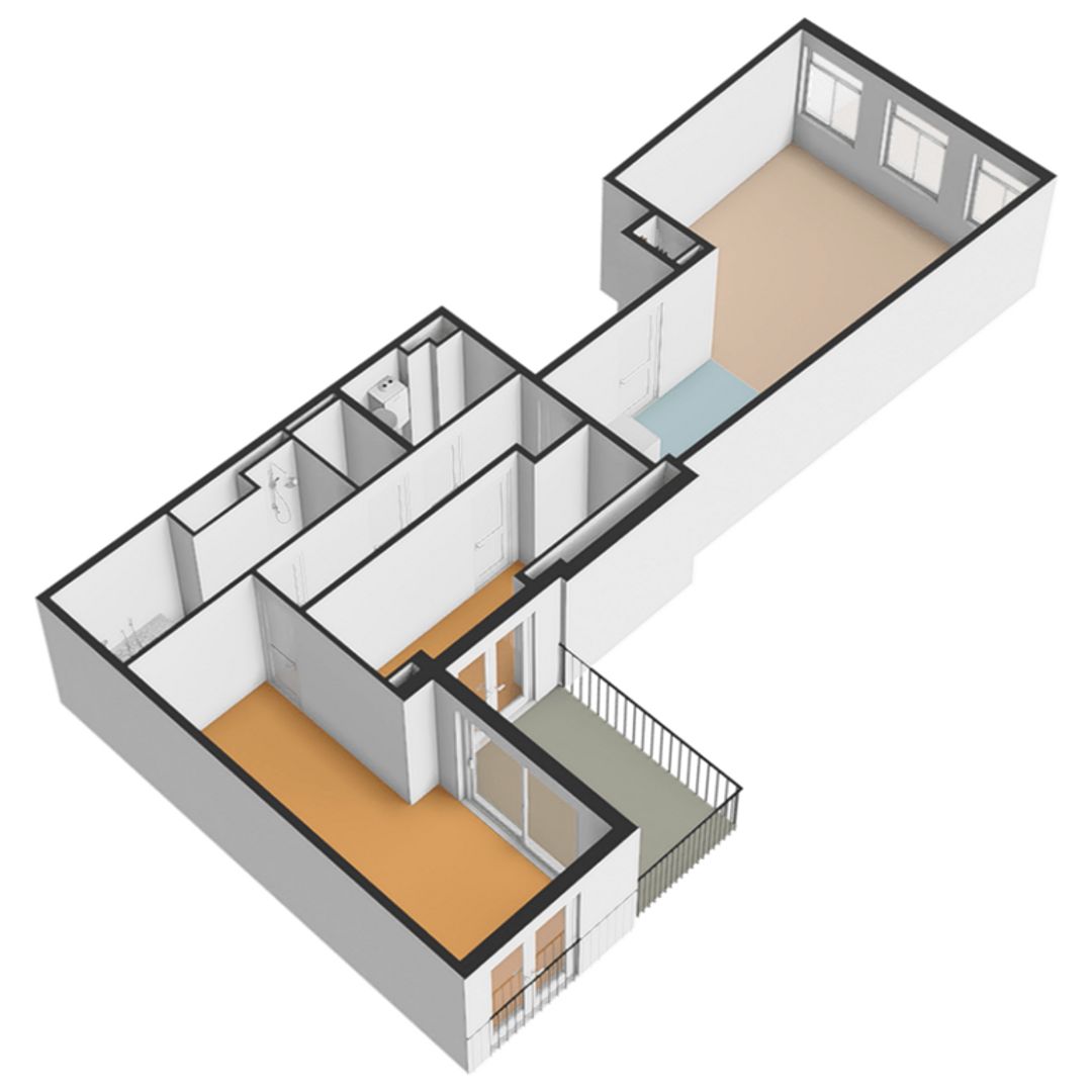 Spuistraat 65 B, Den Haag plattegrond-30