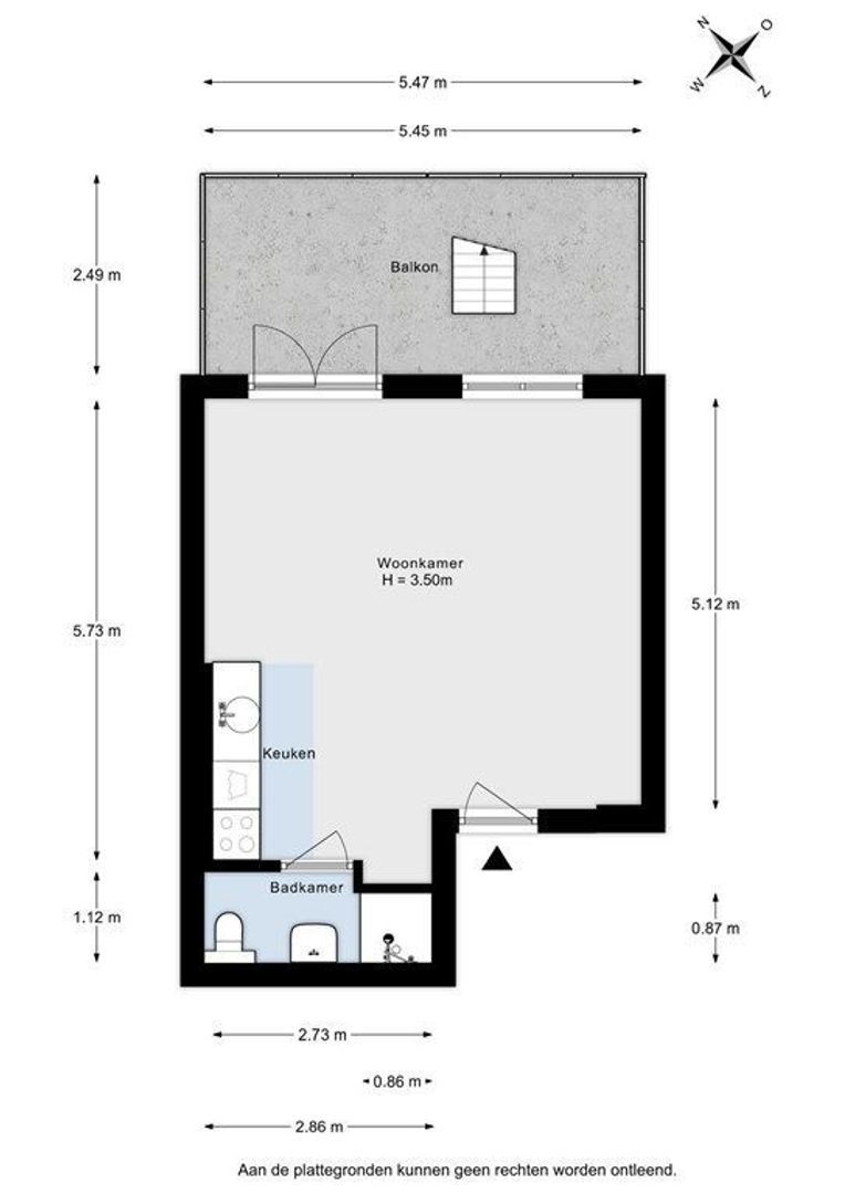 Eendrachtsweg 64 D, Rotterdam plattegrond-22