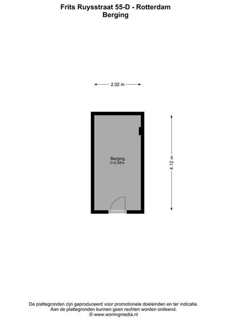 Frits Ruysstraat 55 D, Rotterdam plattegrond-16