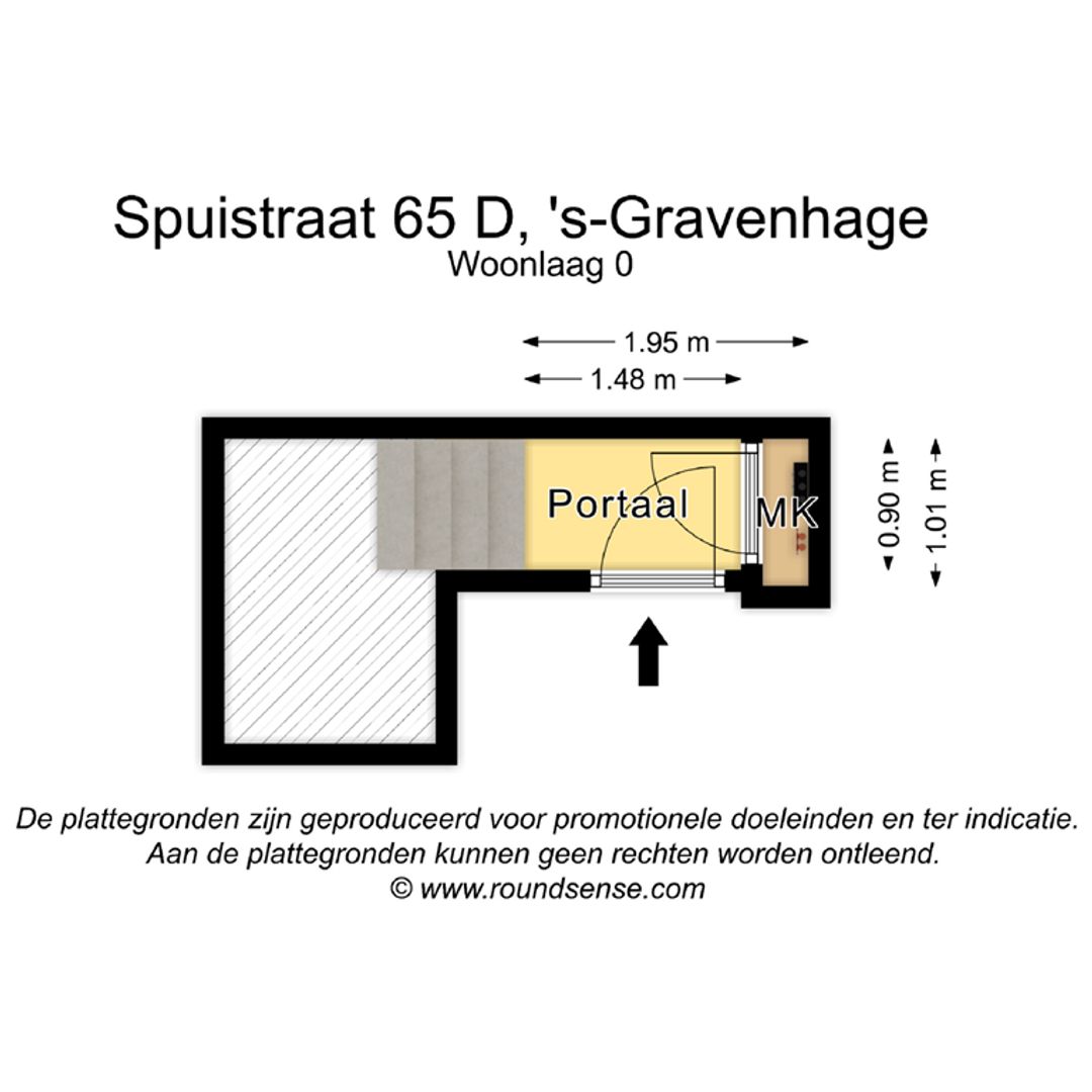 Spuistraat 65 D, Den Haag plattegrond-34