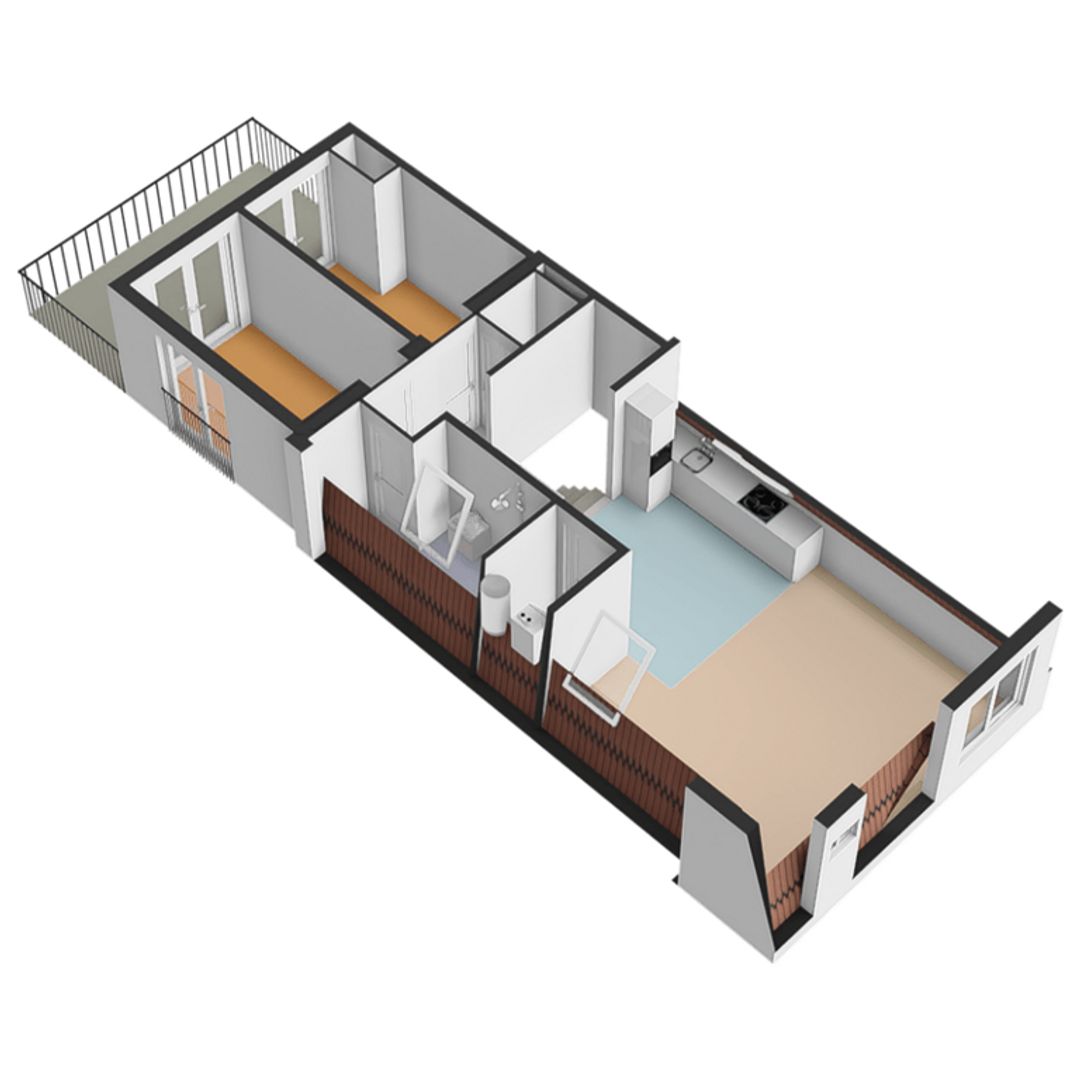 Spuistraat 65 D, Den Haag plattegrond-34