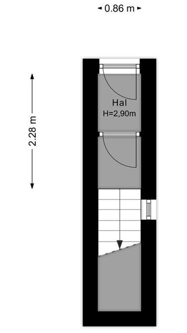 Adriaen van der Doeslaan 25 B, Rotterdam plattegrond-35