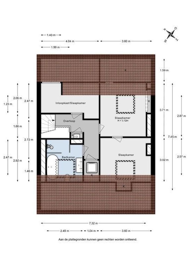 Bickerstraat 12 A, Rotterdam plattegrond-49