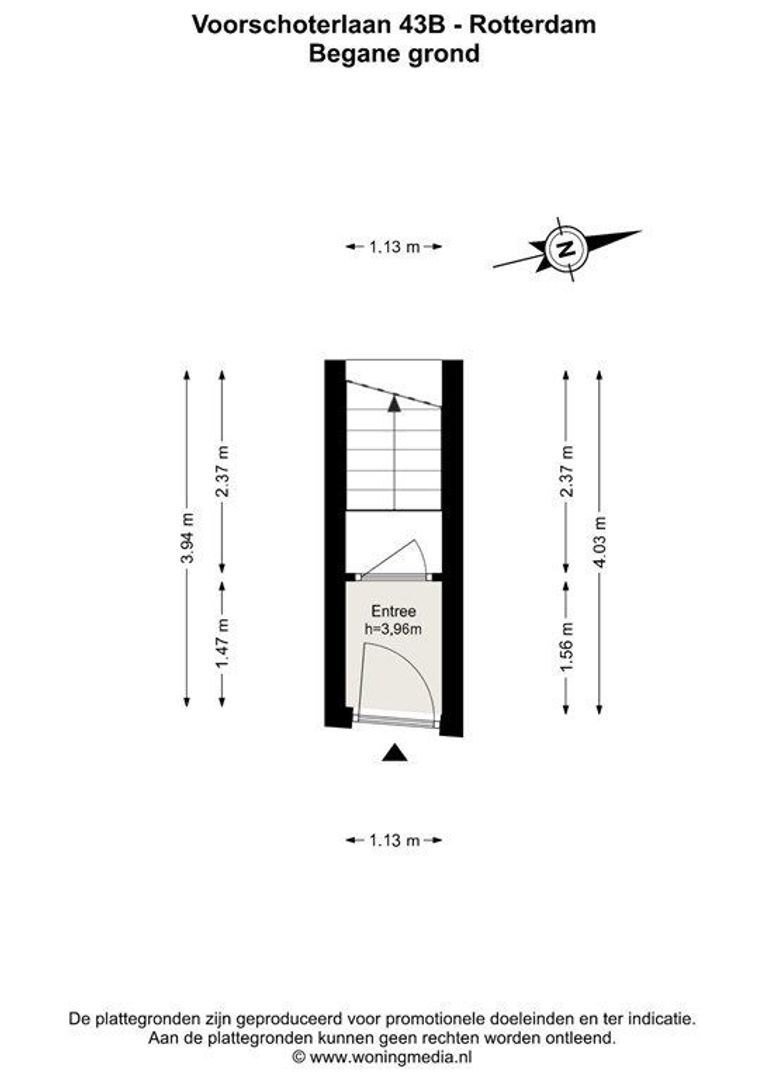 Voorschoterlaan 43 B, Rotterdam plattegrond-44