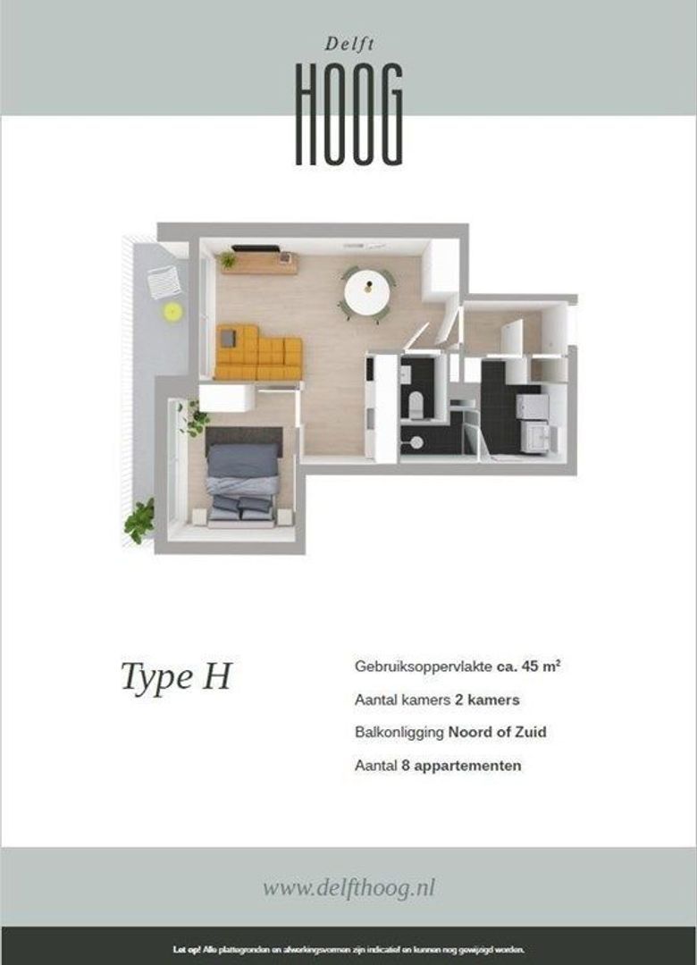 Appartement in Delft