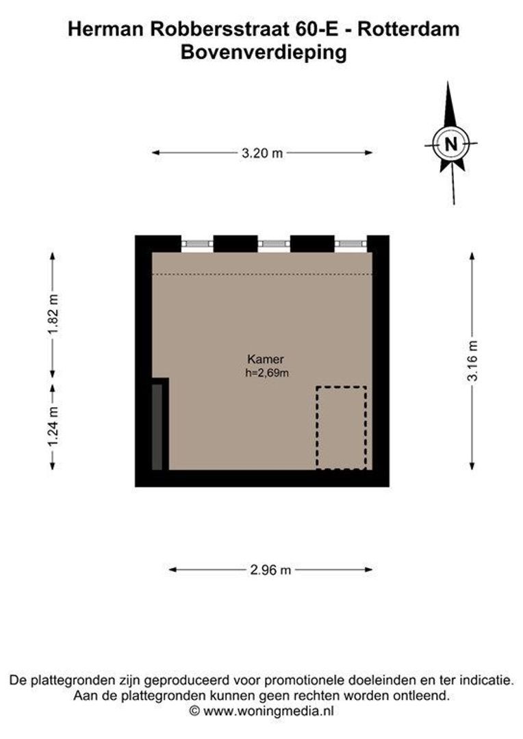 Herman Robbersstraat 60 E, Rotterdam plattegrond-19