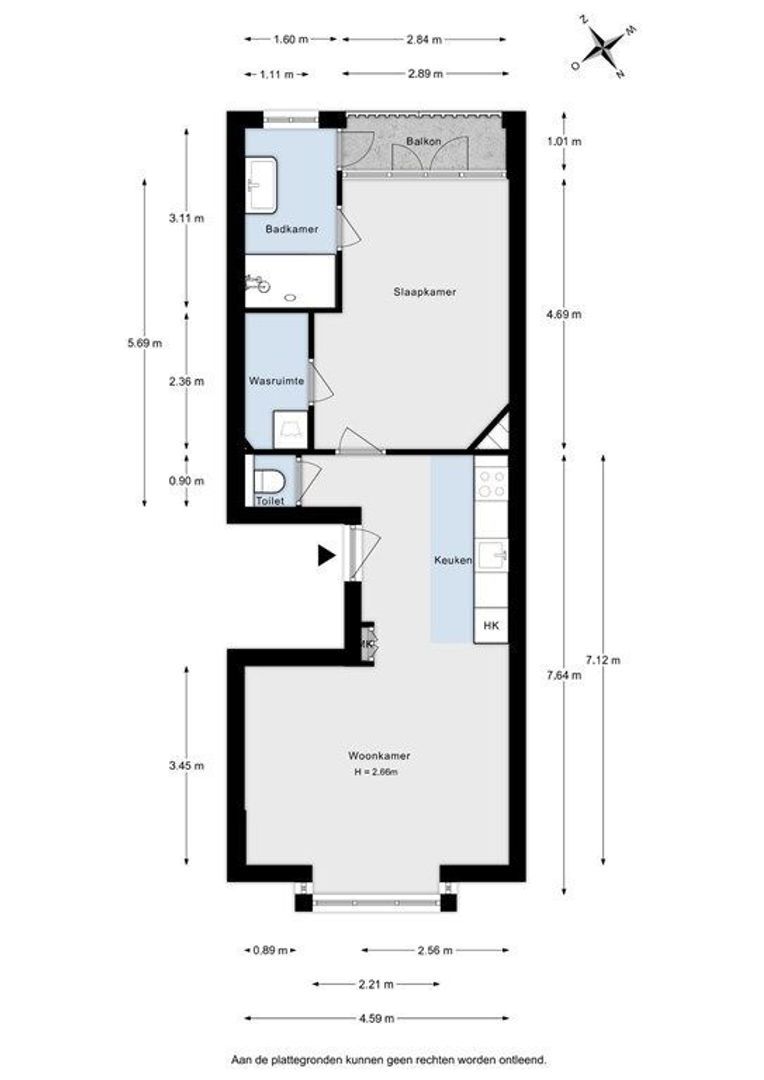 Goudse Rijweg 4 A02, Rotterdam plattegrond-34