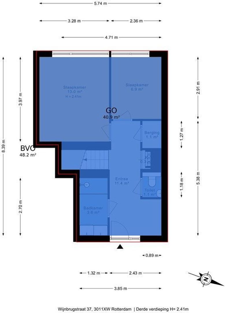Wijnbrugstraat 37, Rotterdam foto-25