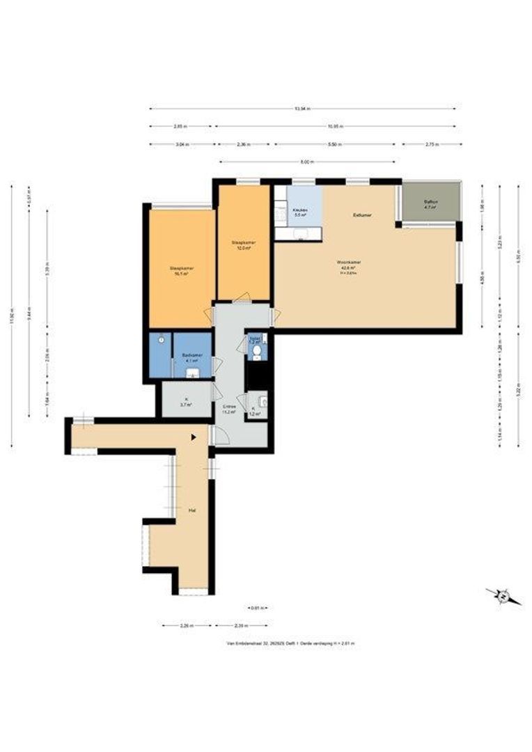 Van Embdenstraat 32, Delft plattegrond-25